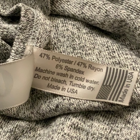 go COUTURE tie front, grey heather dress. Size S - Picture 4 of 4